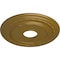 Ekena Millwork Dublin Ceiling Medallion (Fits Canopies up to 8 1/4"), Hand-Painted Gold, 15 3/8"OD x 3 5/8"ID x 1"P CM15DUGLS - alternate 4